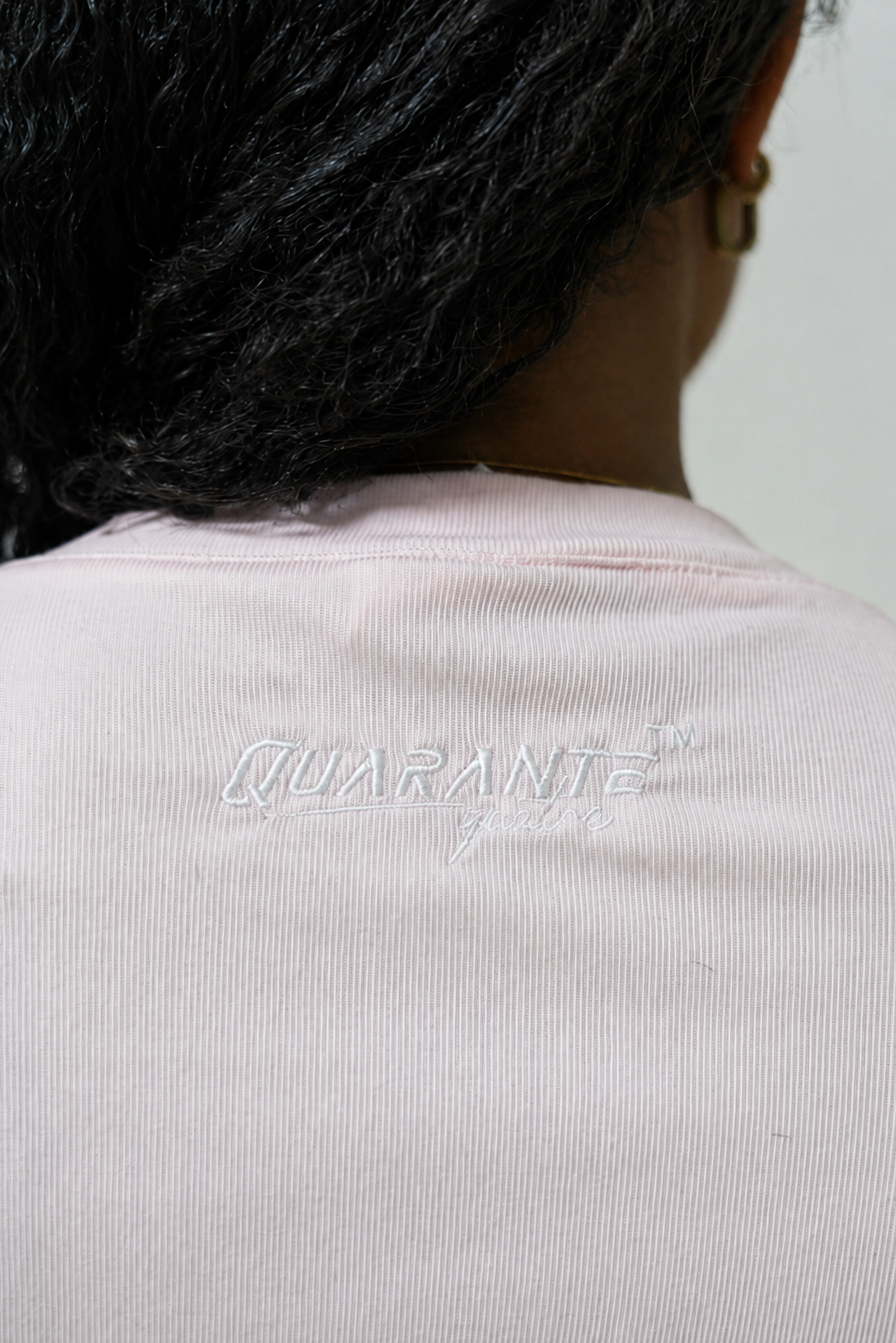 T-shirt 4Q rose femme