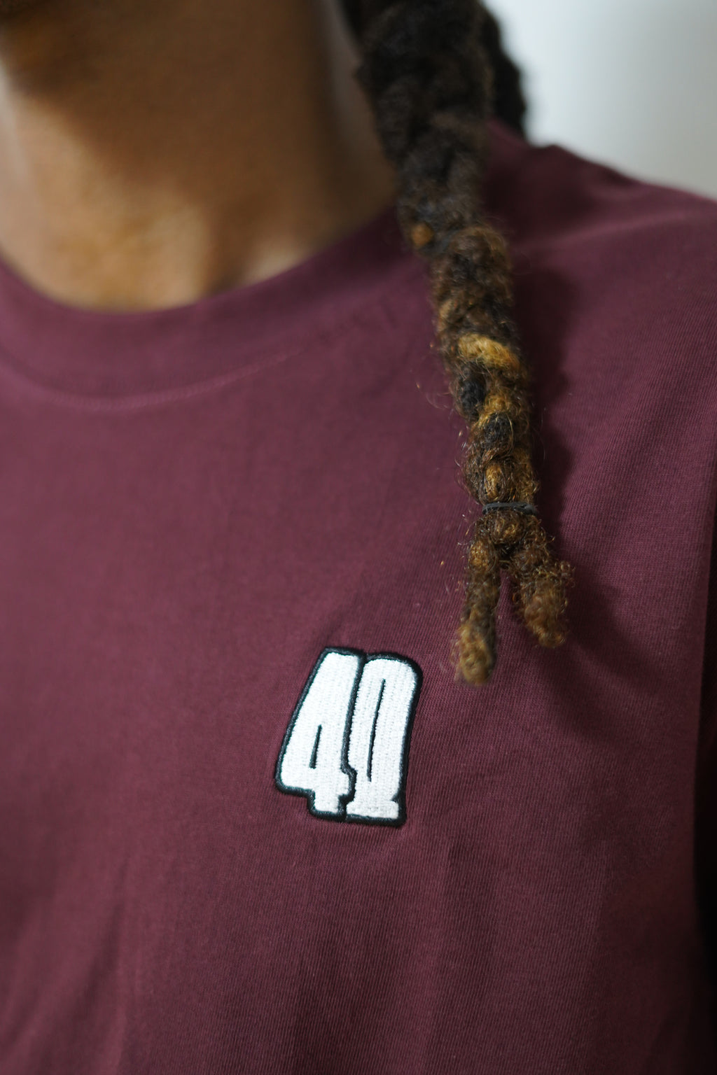 T-shirt 4Q bordeaux