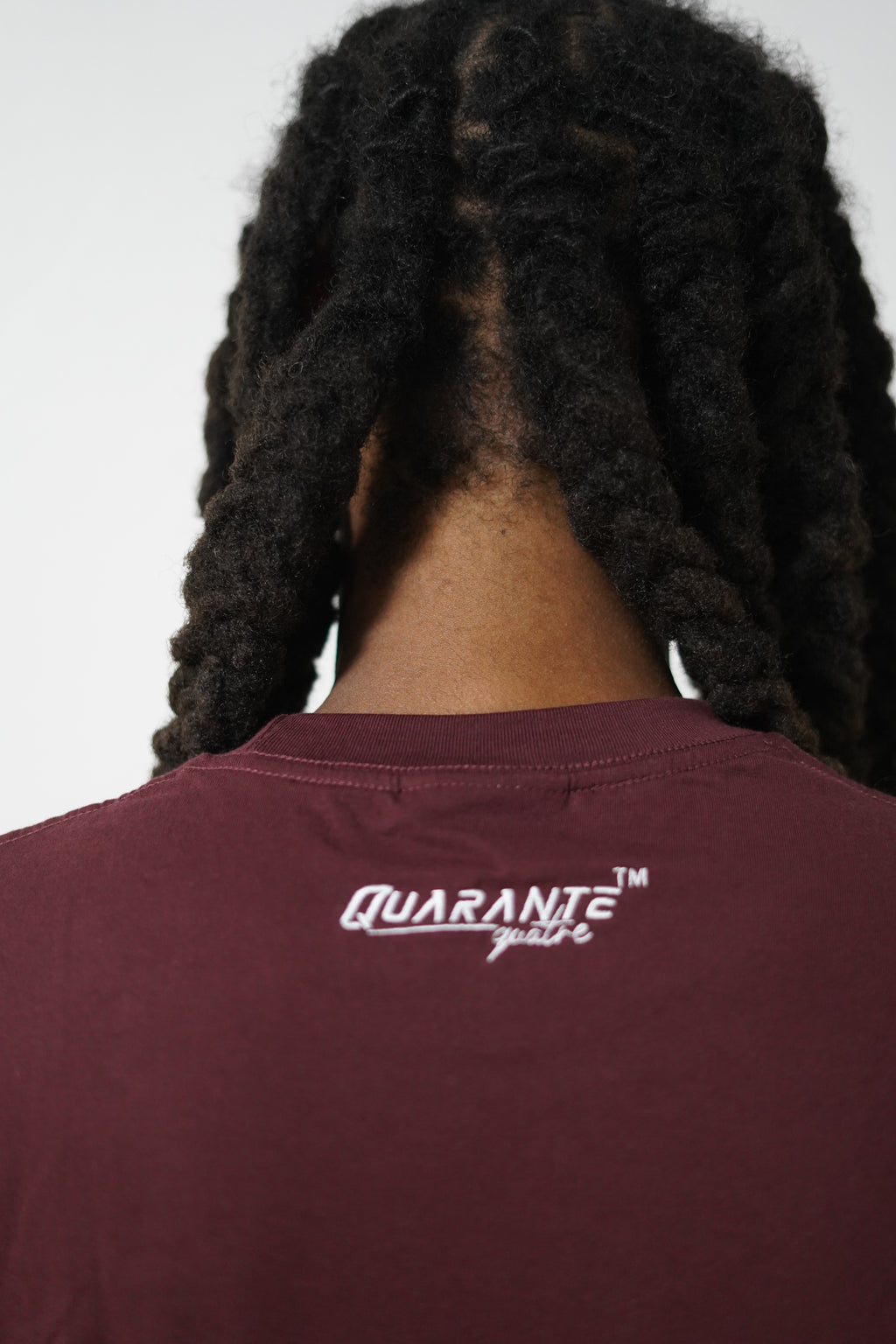 T-shirt 4Q bordeaux