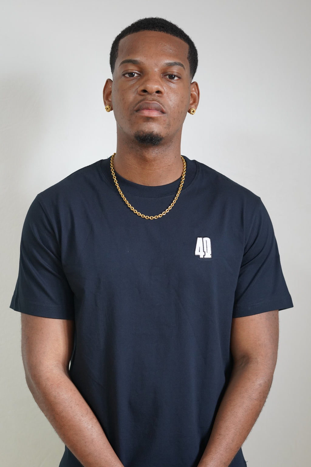 T-shirt 4Q bleu marine