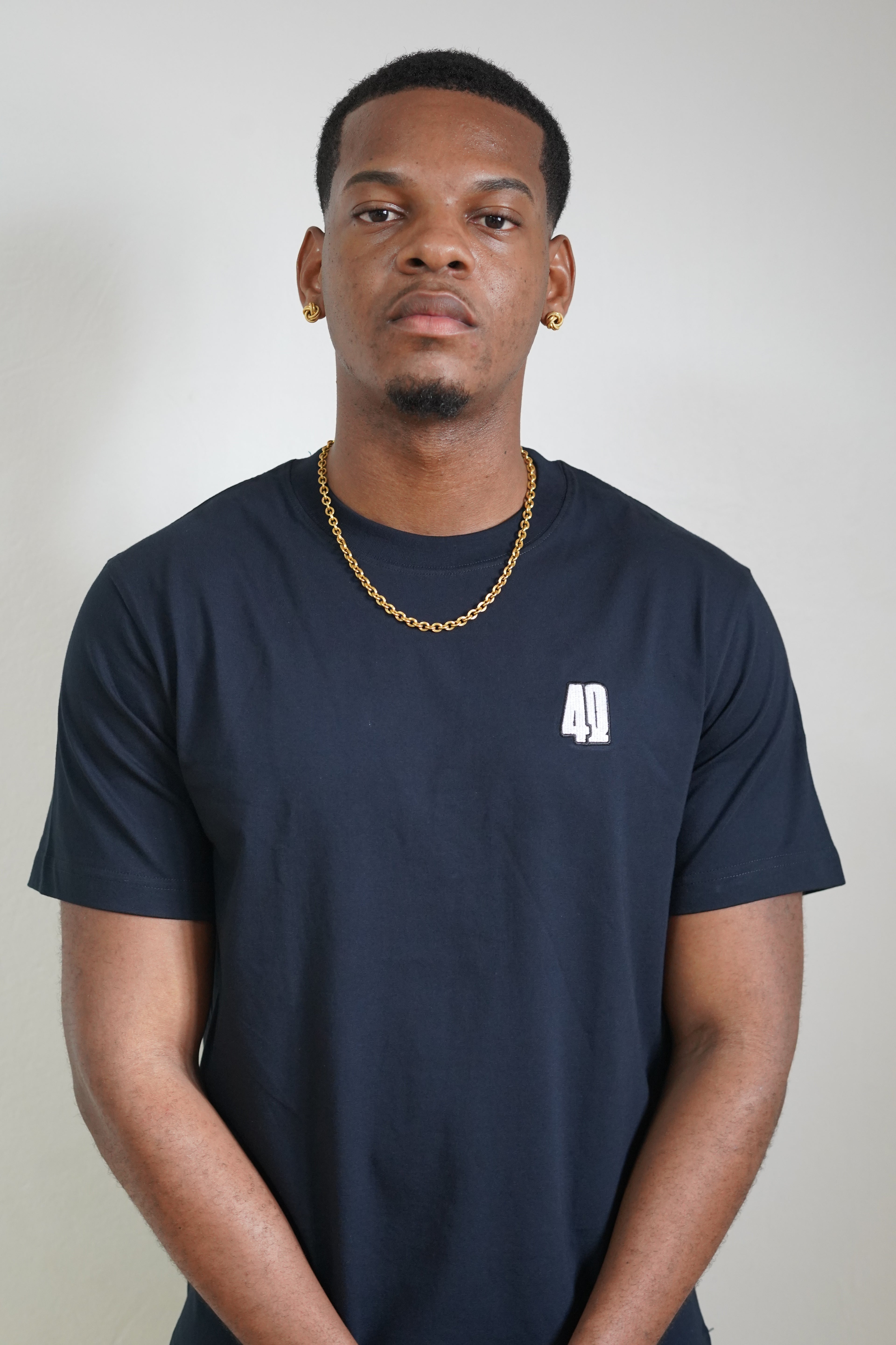 T-shirt 4Q bleu marine