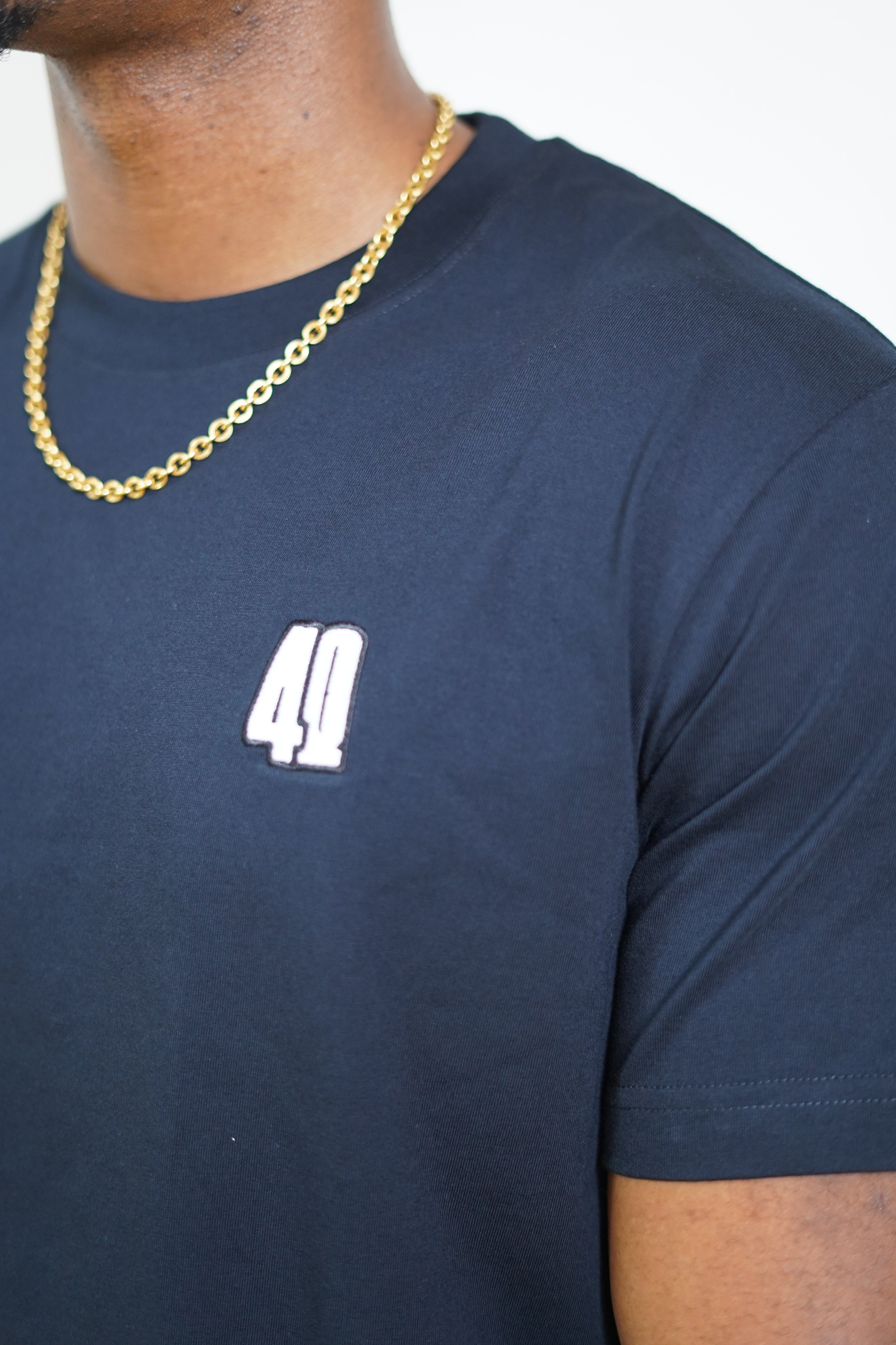 T-shirt 4Q bleu marine