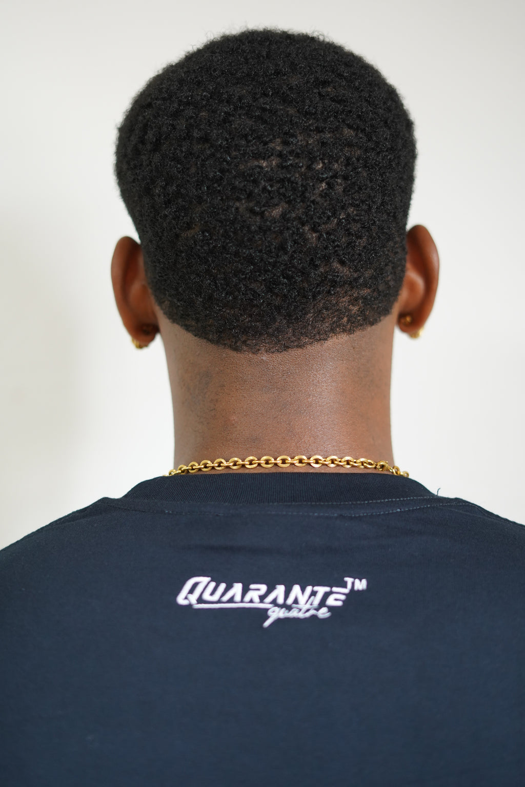 T-shirt 4Q bleu marine