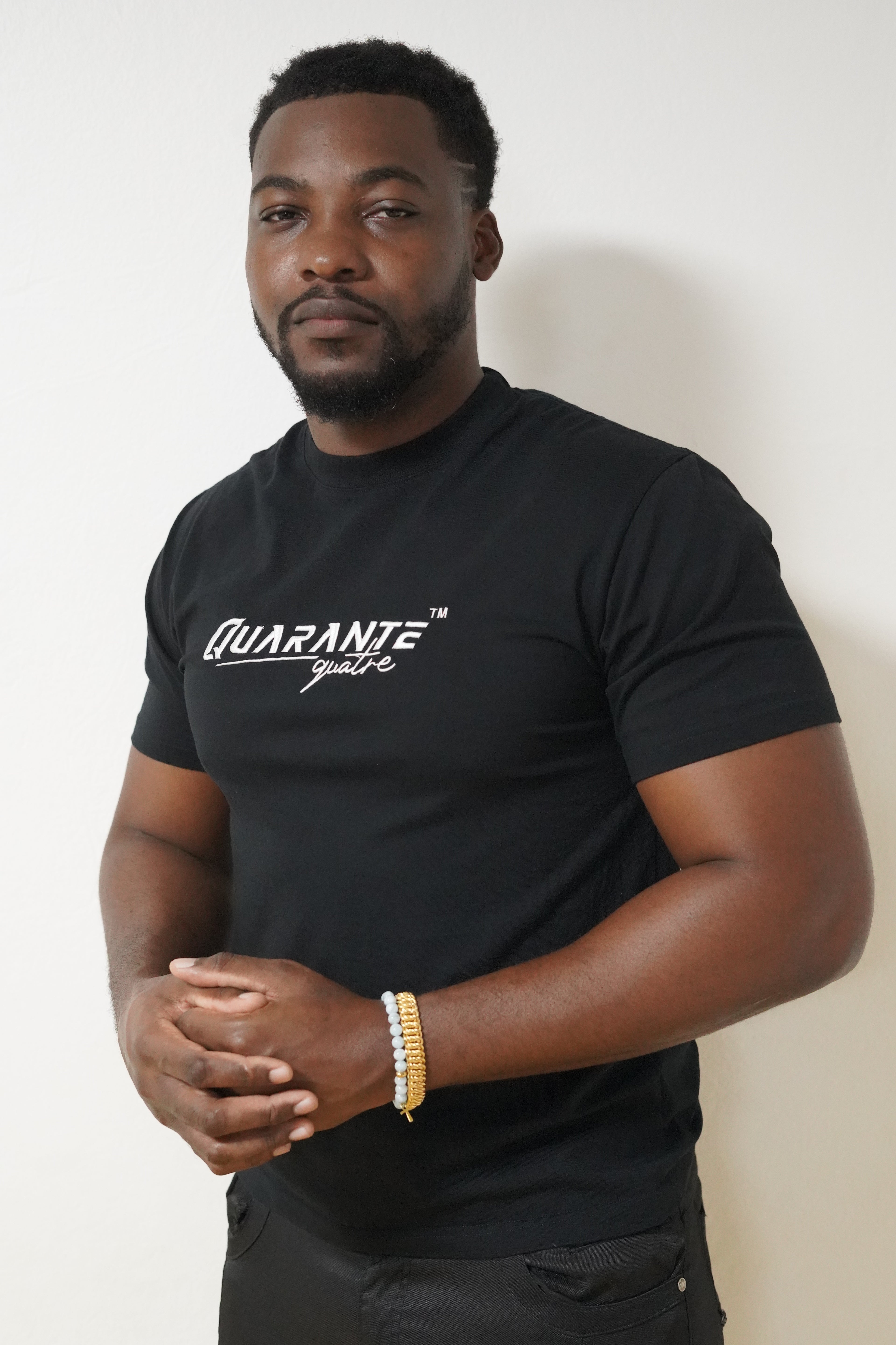 T-shirt Quarante Quatre nwar